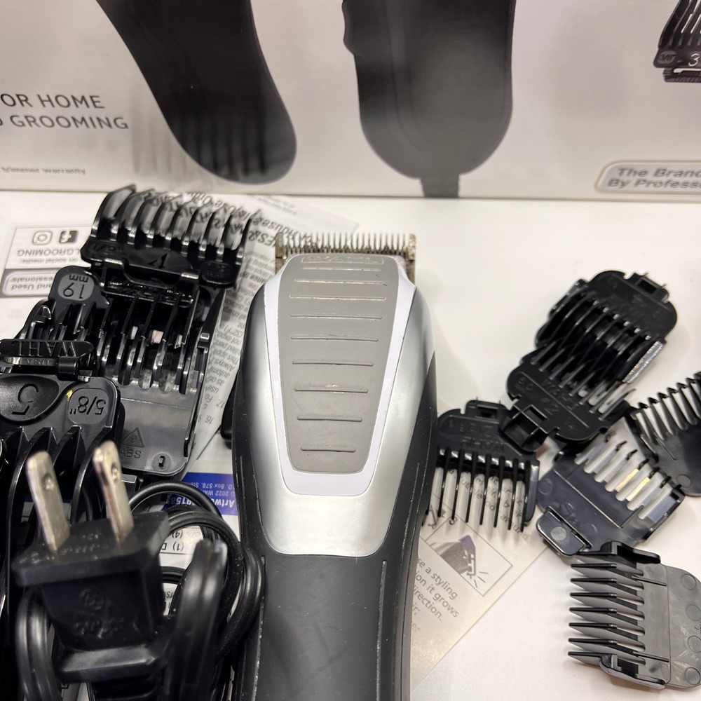 Wahl‎ Deluxe Chrome Pro Corded Hair Clipper Kit *USED - Picture 2 of 13
